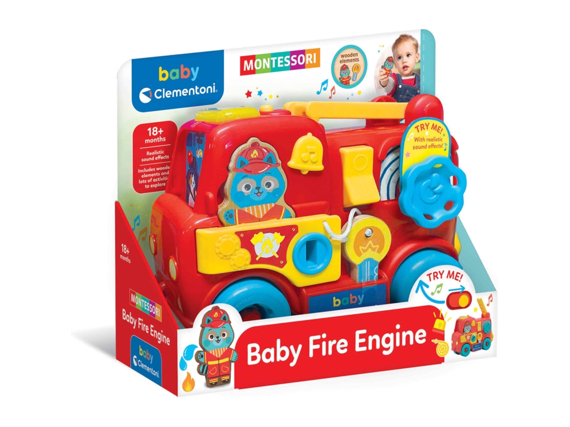 Camión de bomberos Montessori Clementoni Baby 17551