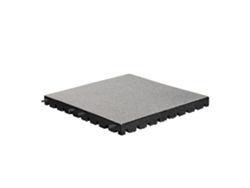 Baldosa de caucho EPDM - Gris - 50x50 cm - 45mm - Incl. Plumas GRANUFLEX