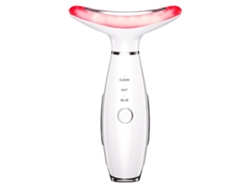 Masajeador de Belleza 3 en 1 para Rostro y Cuello Basado en Tecnologías Térmicas y de Vibración Led de Triple Acción para el Cuidado de la Piel YEMAESRE