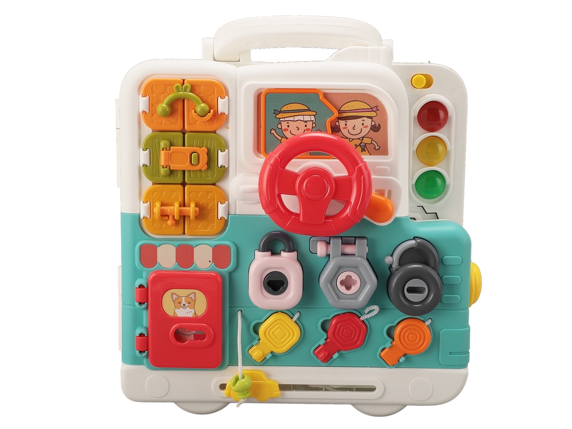 Tabuleiro De Atividades Sensoriais Para Bebê Treinamento Motor Fino Brinquedo Educativo Infantil