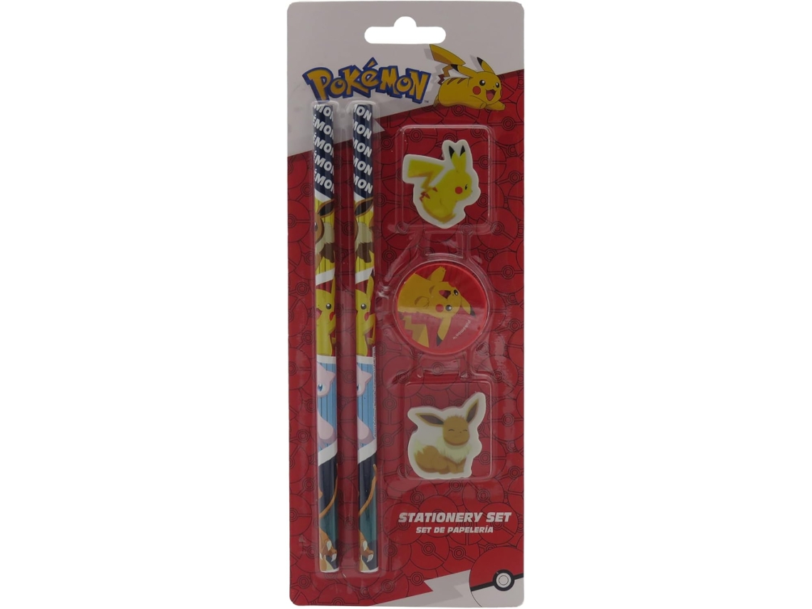Set de papelería Pokémon Friends de 5 piezas 82191