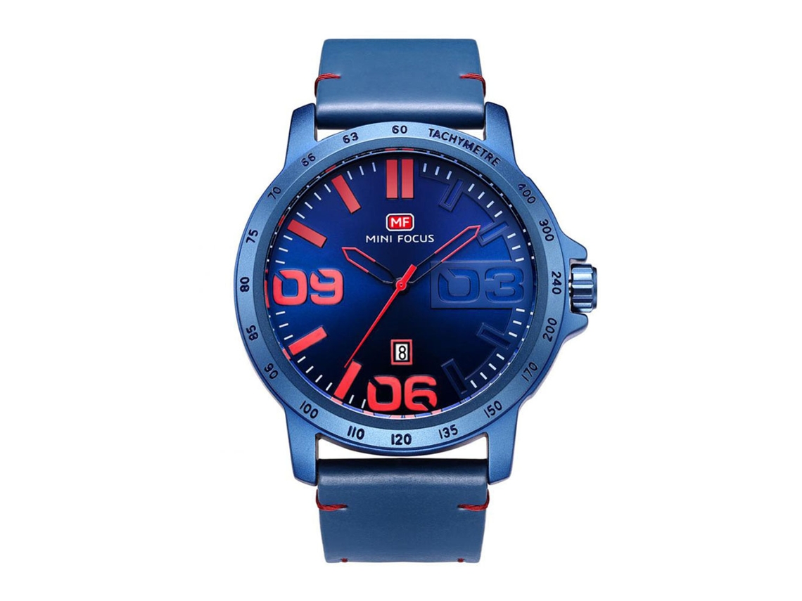 Reloj Hombre Metal Impermeable Moda Pulsera Ajustable Mini Focus
