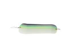 2026rebe-flasher De Pesca Luminoso Doble Cara Abs Para Pesca En El Mar, Accesorio De Trolling, 28cm Verde Luminoso Borde Negro