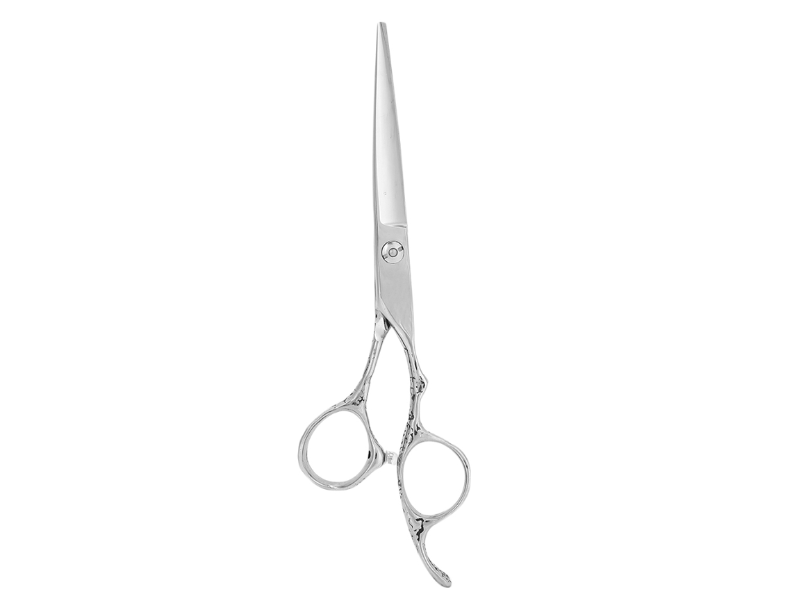 Tijeras Planas De Acero 404 Profesionales Para Barbería Y Salón, 17.7cm, Dureza Y Filo Alto, Manejo Cómodo