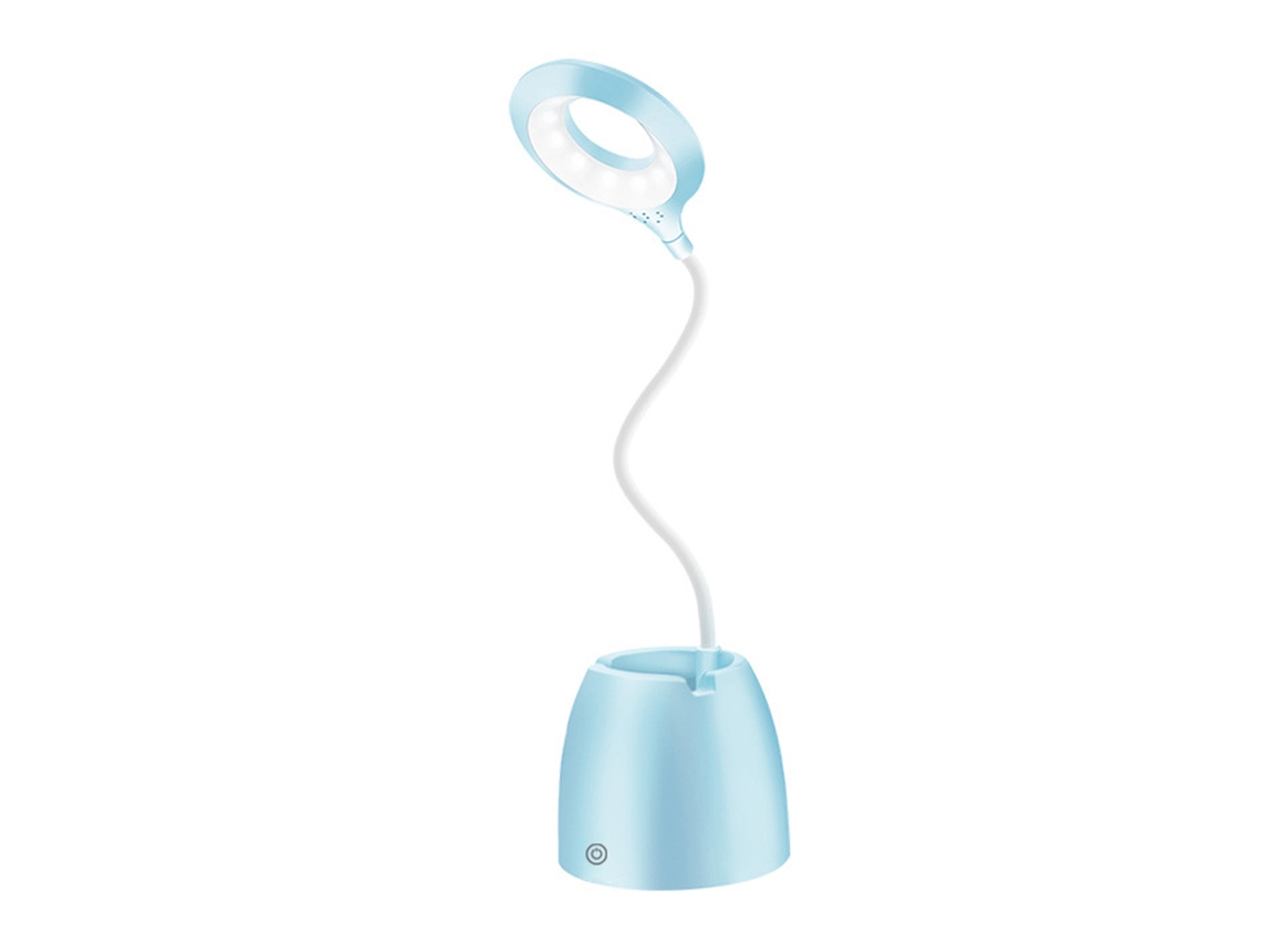 Candeeiro De Mesa Ajustável - Azul - Carregando E Conectando - 4000Mah - Carregando E Conectando JEIIBRZUI