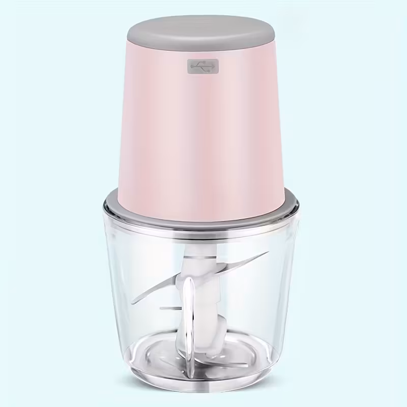 Procesador de alimentos con picadora de acero inoxidable, 600 ml, apto para carne, verduras, frutas y frutos secos - Stelasplen