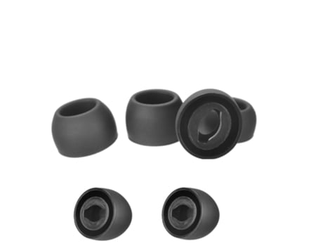 6 pares de almohadillas de repuesto para TWS Samsung Galaxy Buds Pro Negro