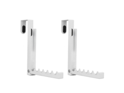 Tendedero plegable de acero al carbono para puerta con espacio para secar la ropa.