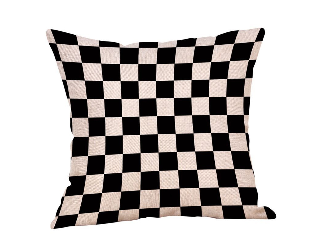2026-set De 2 Fundas De Almohada De Tela De Lino 45x45 Cm Con Cierre Invisible Para Oficina Y Coche