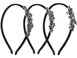 Conjunto De 6 Elegantes Tiaras Com Strass, Delicados Acessórios De Cabelo Para Casamentos E Outras Ocasiões Especiais.