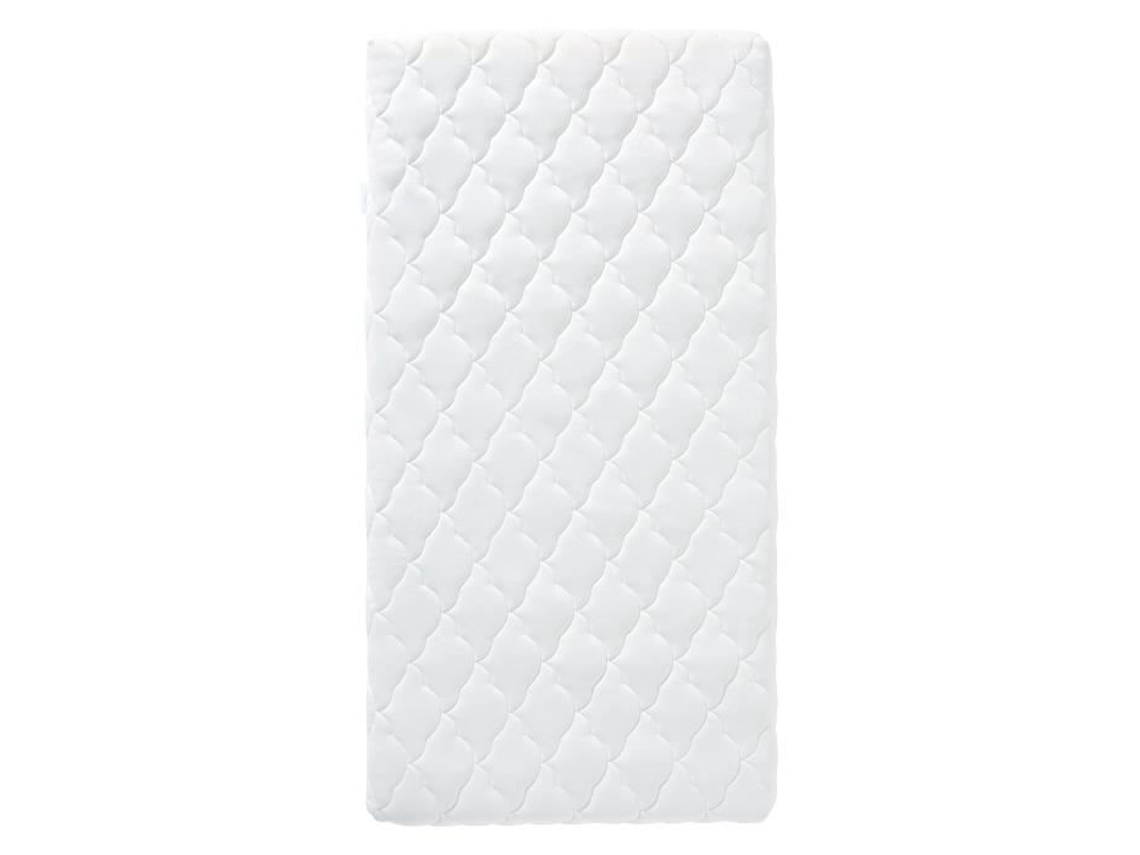 Colchón de bambú para bebé 70x140x10 cm, viscosa suave, desenfundable, sin tratamiento químico.