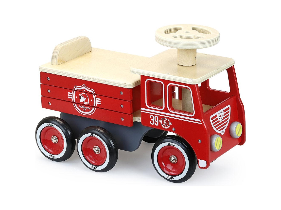 Coche VILAC (Madera - Rojo - 50 x 35 x 26 cm)