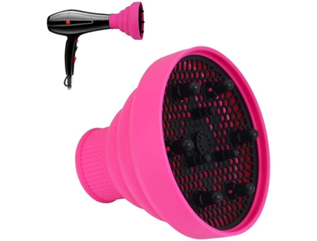 Difusor Secador de Pelo Difusor de Silicona Plegable Accesorio Secador de Pelo Universal Rosa BISBISOOUS
