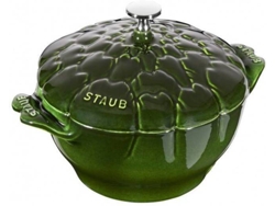 Cacerola STAUB (Verde - Hierro Fundido - 22 cm)