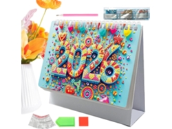 Calendario De Escritorio Decorativo Con Gemas 2026 | 2