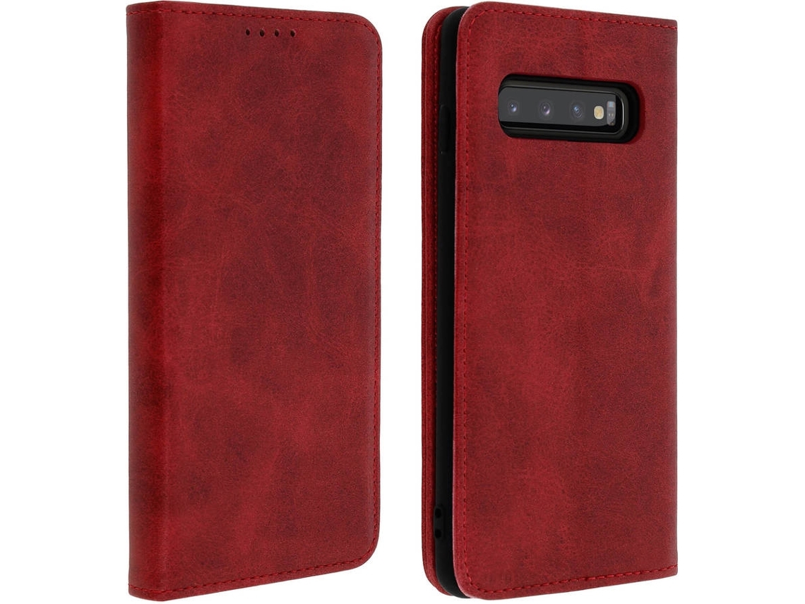 Funda Roja Para Samsung Galaxy S10gusshious Folio-rotary-rd-g973f