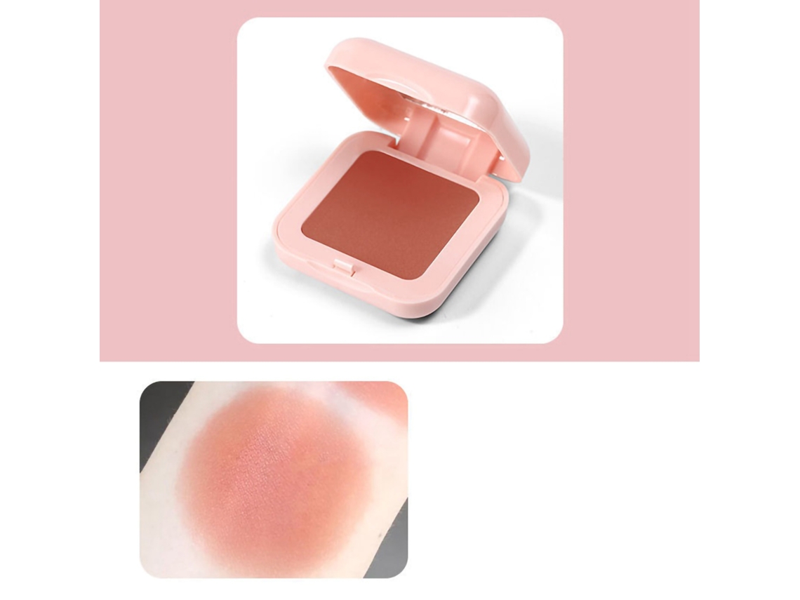 Blush Em Pó De Cor Única Mini Matte Para Garotas - Fino, Fácil De Usar E Ideal Para Maquiagem Diária
