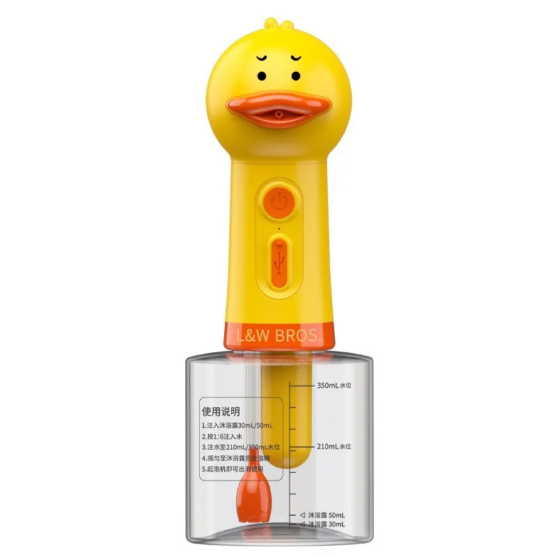 Dispensador De Jabón (pato Amarillo), Máquina Eléctrica De Espuma, Dispensador Automático De Jabón, Accesorios De Baño