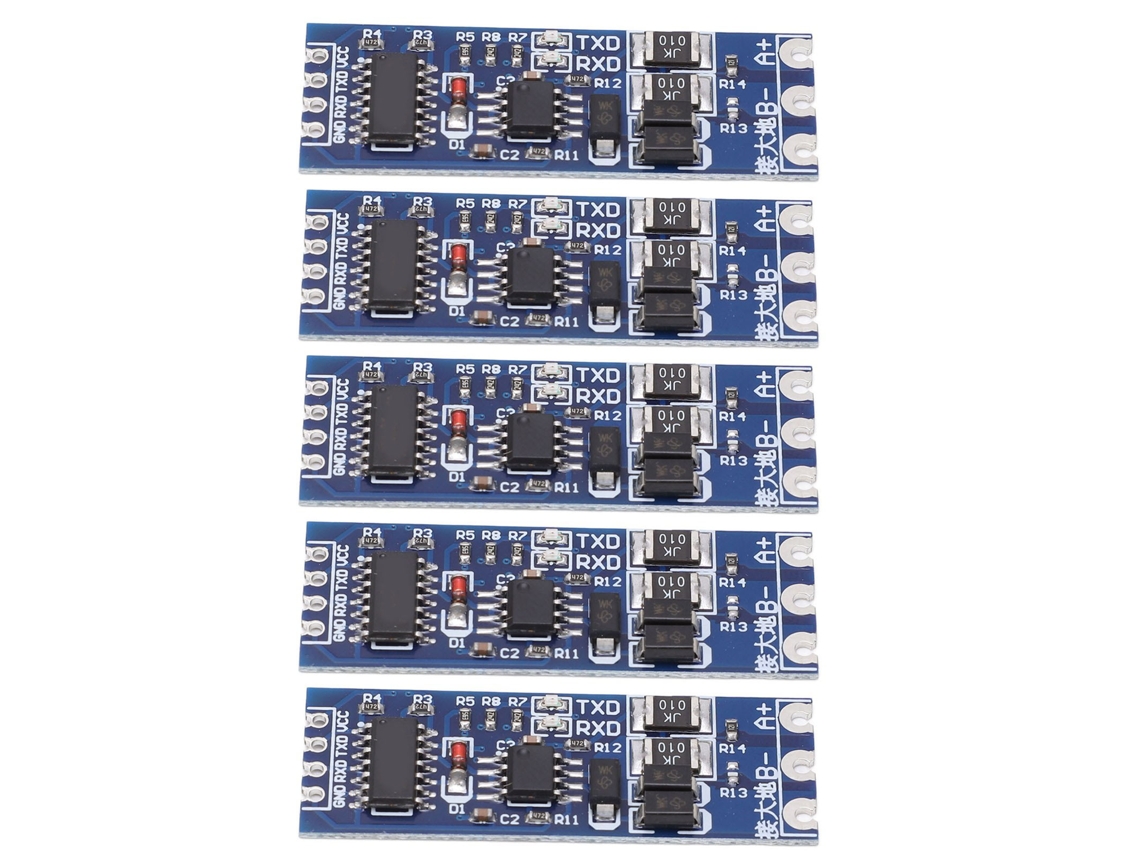 Yncm2026-5 Piezas Módulo Convertidor Ttl A Rs485 Con Protección Contra Rayos Y Anti-interferencia Placa Adaptadora Ttl A Rs485