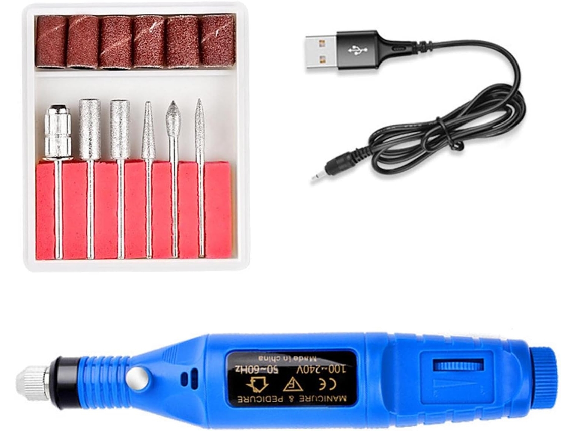 Meuleuse A Ongles Professionnelle 5 Pièces | Kit De Perçage Manucure Eléctrico - Outils Pédicure