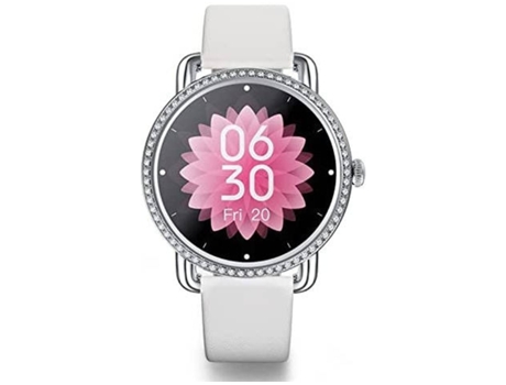 Smartwatch MDUG Prova D'Água Branco