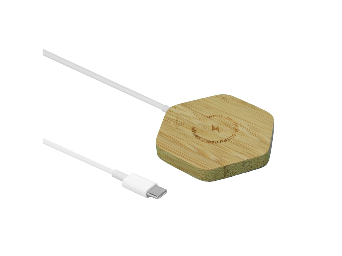 Base De Carga Rápida Magnética Inalámbrica T15 Para Ios 12, Grano De Madera Claro