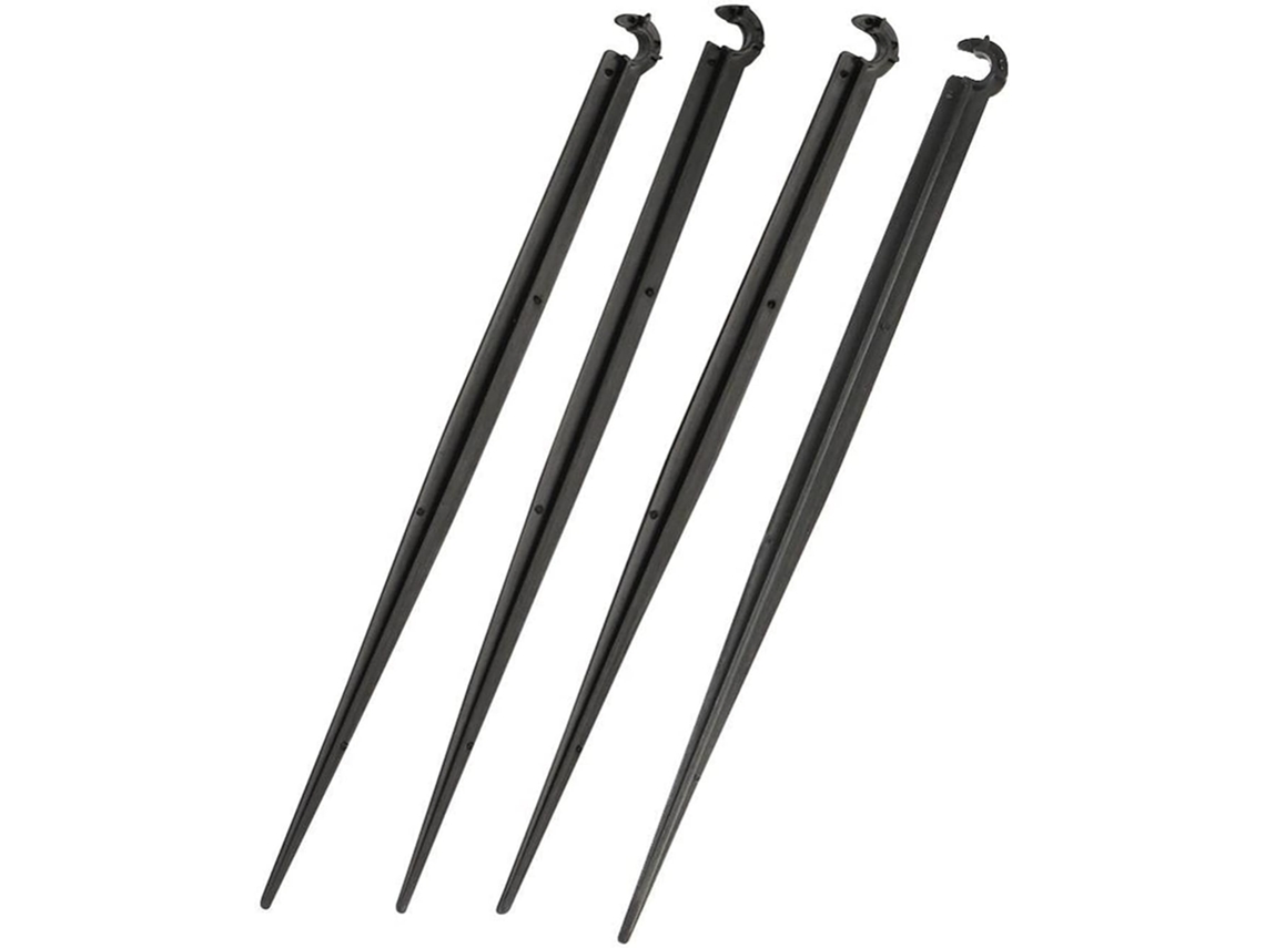 Adaptador de conector de manguera en forma de C de 60 pulgadas, soportes para mangueras de 4/7 mm, 8 insertos.