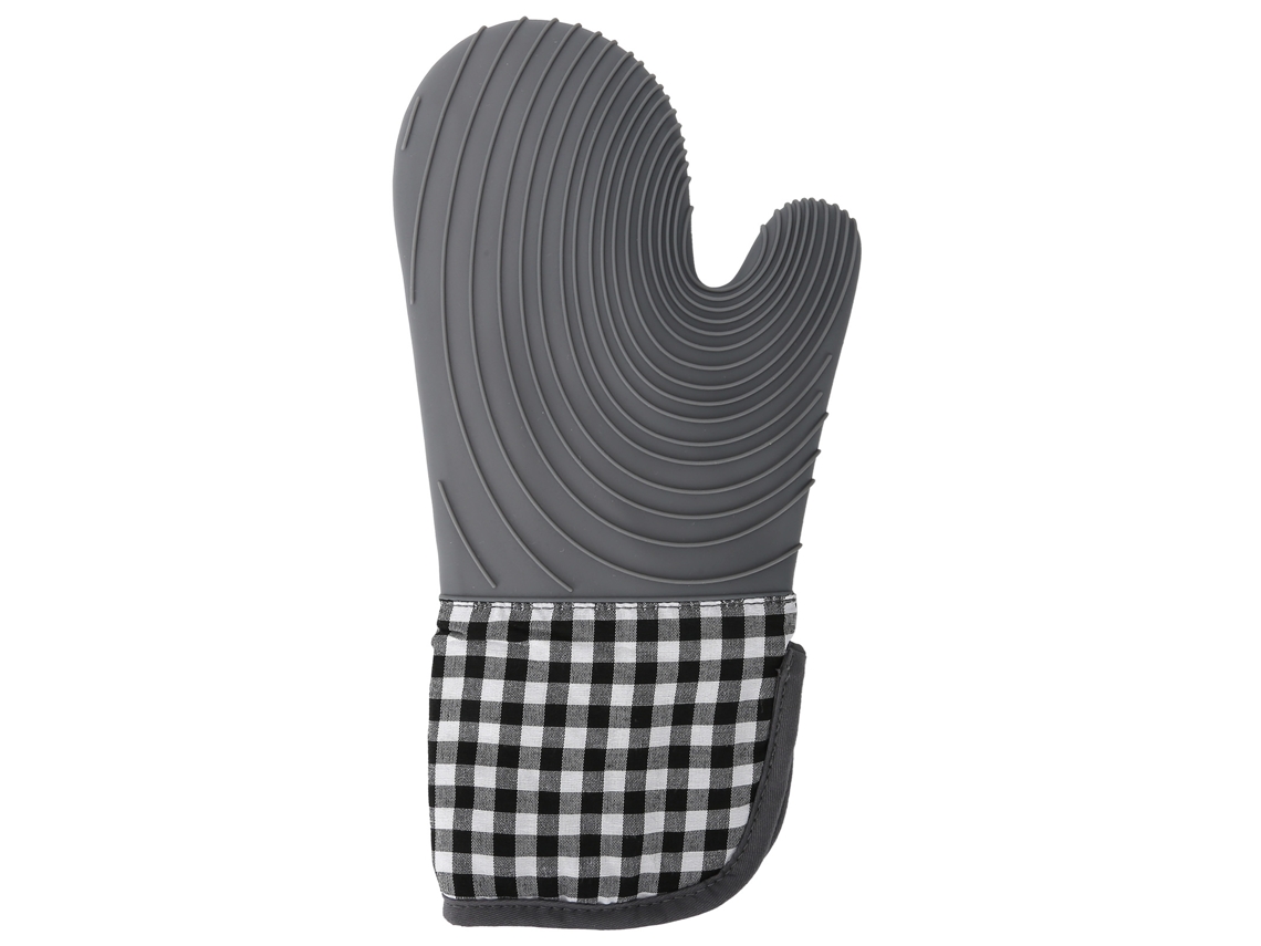 Guantes de silicona y algodón resistentes al calor para cocina, microondas, horno y barbacoa.