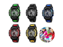 Relojes digitales para niños, para deportes al aire libre, multifuncionales, impermeables, con luz LED Ly Ebike