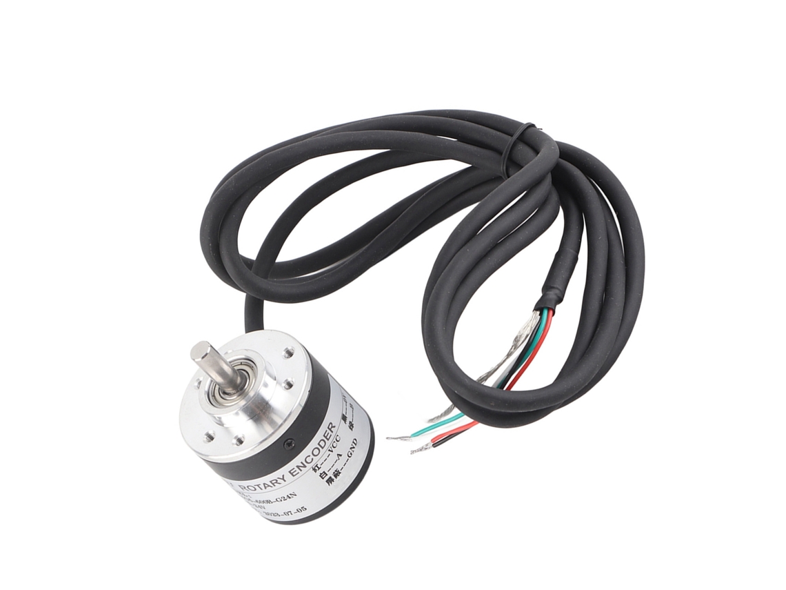 Codificador Rotacional Magnetoeléctrico Incremental 600p/r 5v-24v Eje De 6 Mm Fase Ab