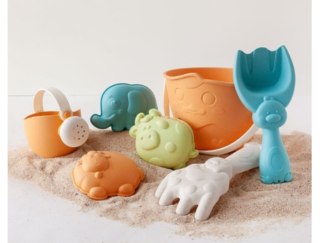 Set Cubo de Playa Animales KIOKIDS