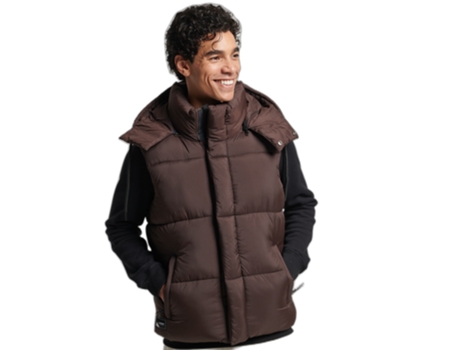 Chaleco para Hombre SUPERDRY (Poliéster - L - Multicolor)