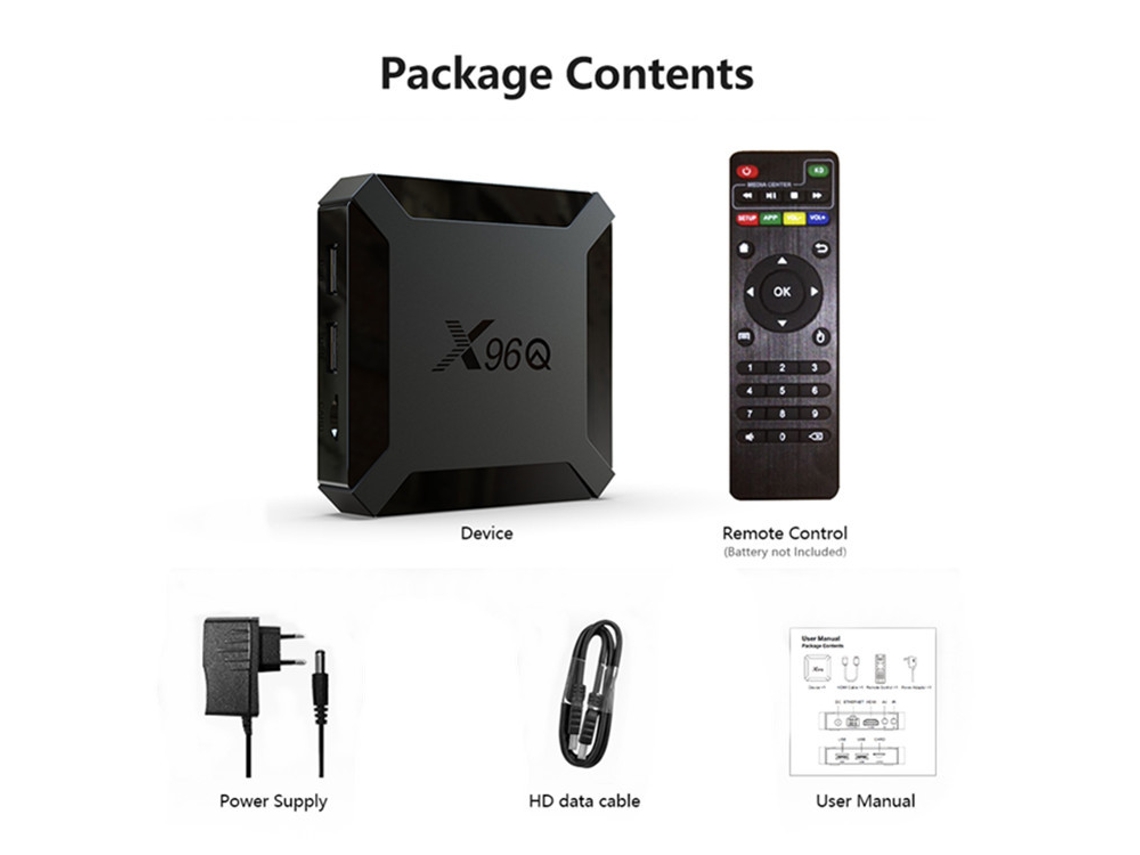 Box Smart TV YDCY X96Q 714-W4 (Android - 4K Ultra HD - 2 GB RAM - Wi-Fi)