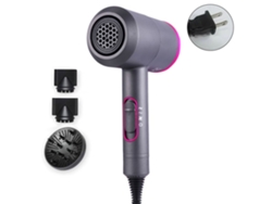 Hogar - Secador De Pelo Iónico De Calidad Profesional Cuenta Con Un Difusor Incorporado. Es Seguro Para Que Lo Usen Los Niños Y Resulta Idea