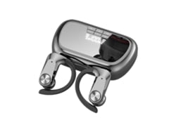 SHANMAI Auriculares Bluetooth Wireless 5.3 Magic Holder Sd Card Mirror con ganchos para entrenamiento Sport Digital Display