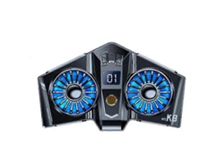 Ventilador magnético K8a para teléfono móvil, enfriador de juegos Coog con indicador de temperatura, radiador para teléfono móvil/tableta