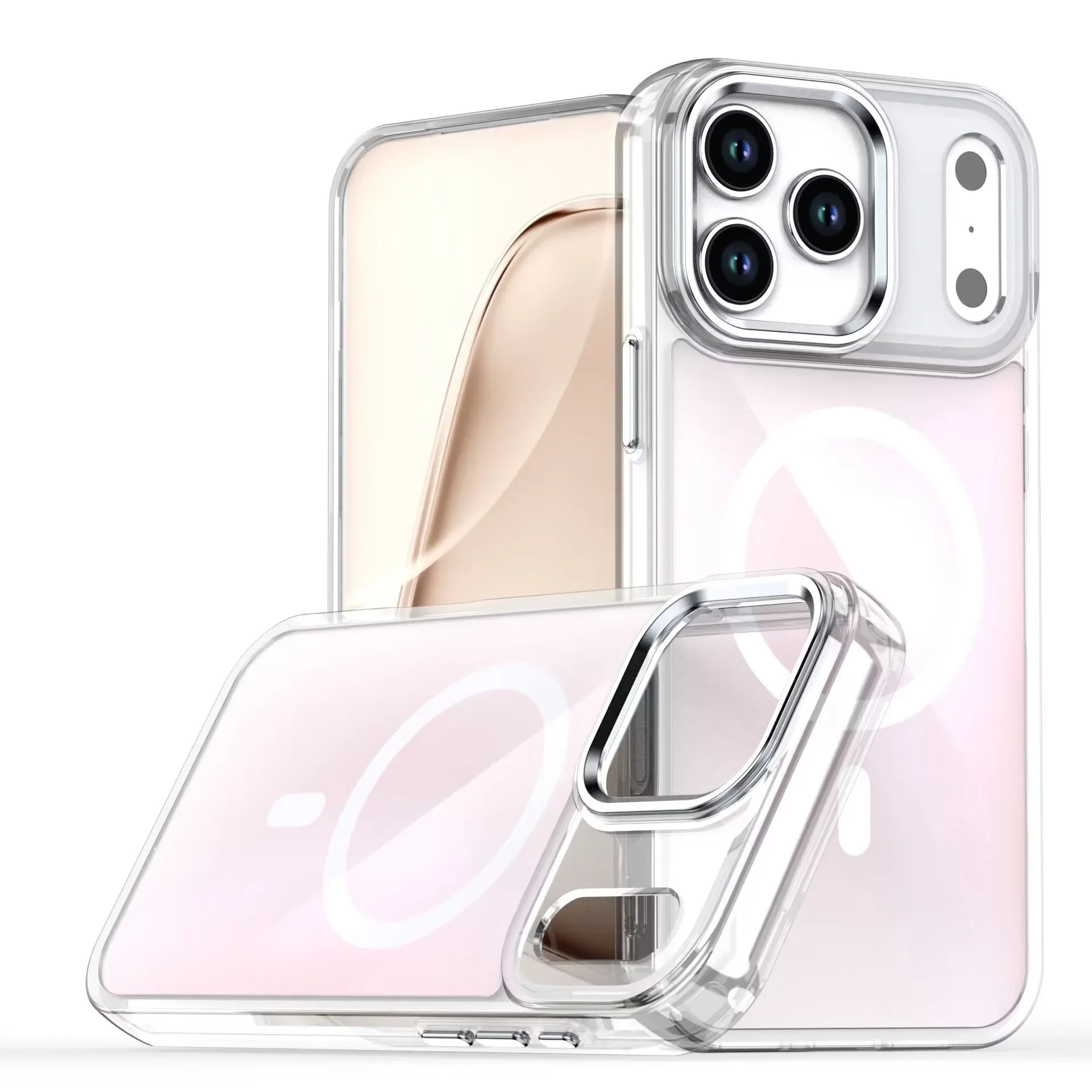 (iphone Air, Blanco) Funda Magsafe Para Iphone, Compatible Con Carga Inalámbrica, Evita La Decoloración Y El Desgaste.
