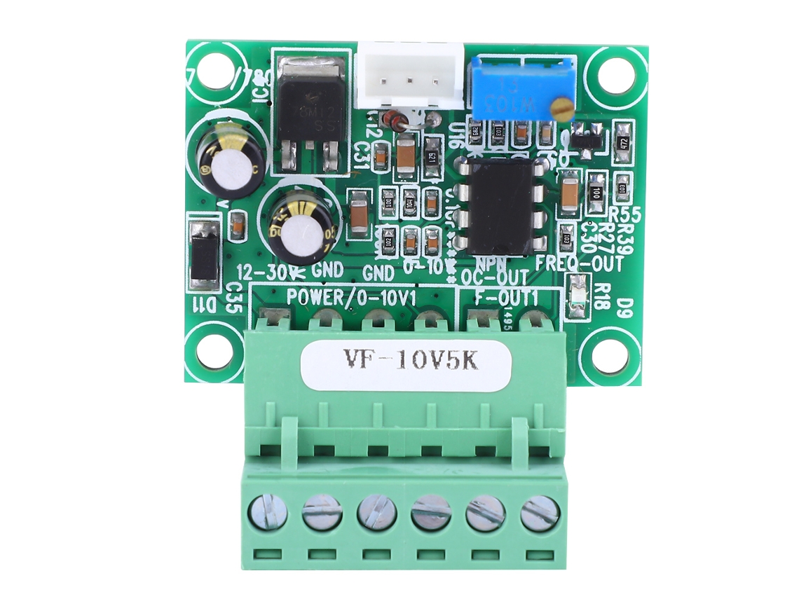 Módulo Convertidor De Voltaje Frecuencia 0-10v A 0-5khz Panel De Control Industrial Plc