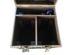 Wash Light con haz LED, control DMX, temperatura de color ajustable, flight case B, enchufe europeo, OEM
