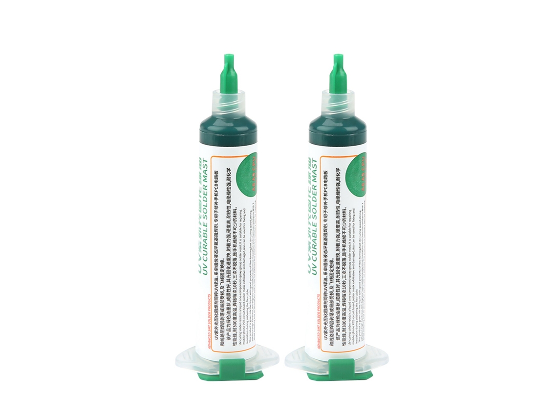 Unidades De Tinta De Máscara De Soldadura Uv Para Pcb Bga, Resistente A La Soldadura, Verde, Para Reparación Electrónica.