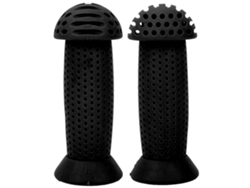 1par De Fundas Para Manillar De Bicicleta Niño Protectoras De Agarre Manos Scooter (negro)