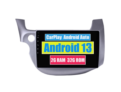 Autoradio Multimedia ROVERONE para Honda Jazz 2 GG 2008 - 2014 Fit 2 GE 2007 - 2014 CarPlay Android Coche Radio Bluetooth Navegación
