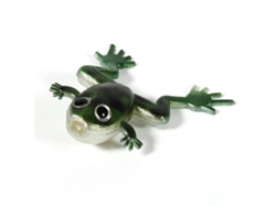 Señuelo Lure (biónico Estéreo 3d, Mimetismo De Bait Suave Para Atraer Peces) Rana Suave De Espalda Verde Y Punto Negro 4cm