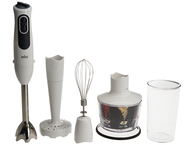 Batidora de mano BRAUN MQ3137WH Sauce (750 W - 11 velocidades)