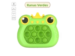 (rana Verde) Máquina De Juego De Burbujas Electrónica De 999 Niveles Con Rápido Empuje
