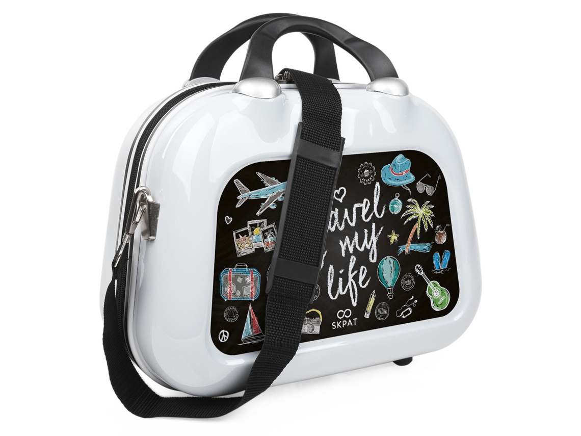 Neceser Viaje Rigido SKPAT Niza blanco-travel (35X26x17 Cm)