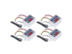 4pcs Controlador De Temperatura Digital Led Termostatointerruptor Módulo Calefacción Refrigeración 12v 120w