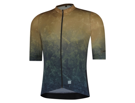 Camiseta de Hombre SHIMANO Corta Evolve Dorado (S)