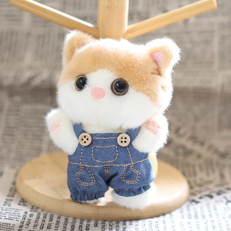 (estilo 3) Llavero De Gato Esponjoso De 13 Cm, Adorno Para Bolso.