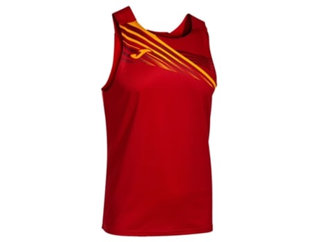 Camiseta sin Mangas de Hombre para Running JOMA Elite Rojo (XL)
